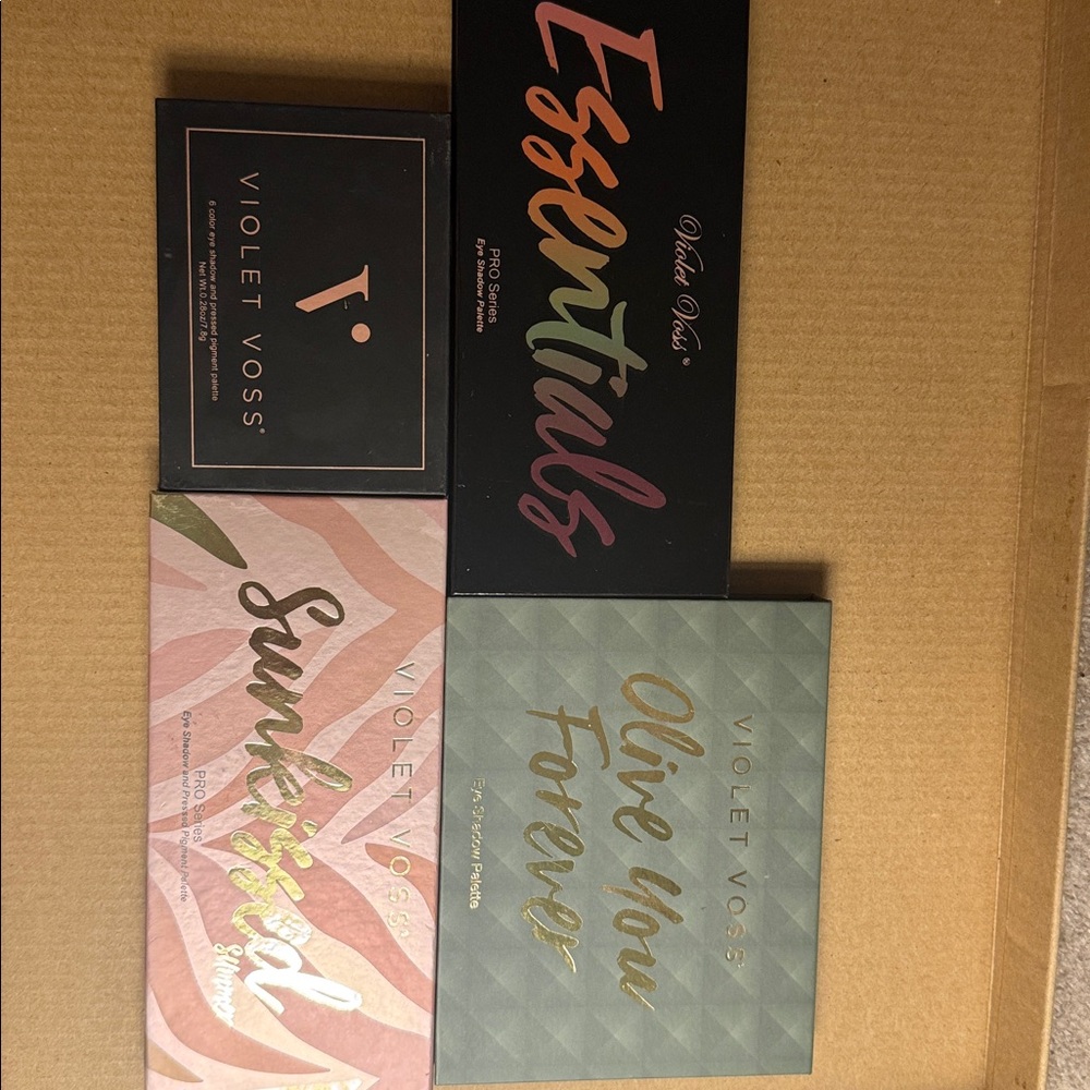 Lot of 4 VIOLET Voss • essential, sunkissed, olive you forever,